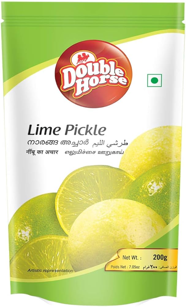 Double Horse Lime Pickle 200 gm(നാരങ്ങ അചാർ)