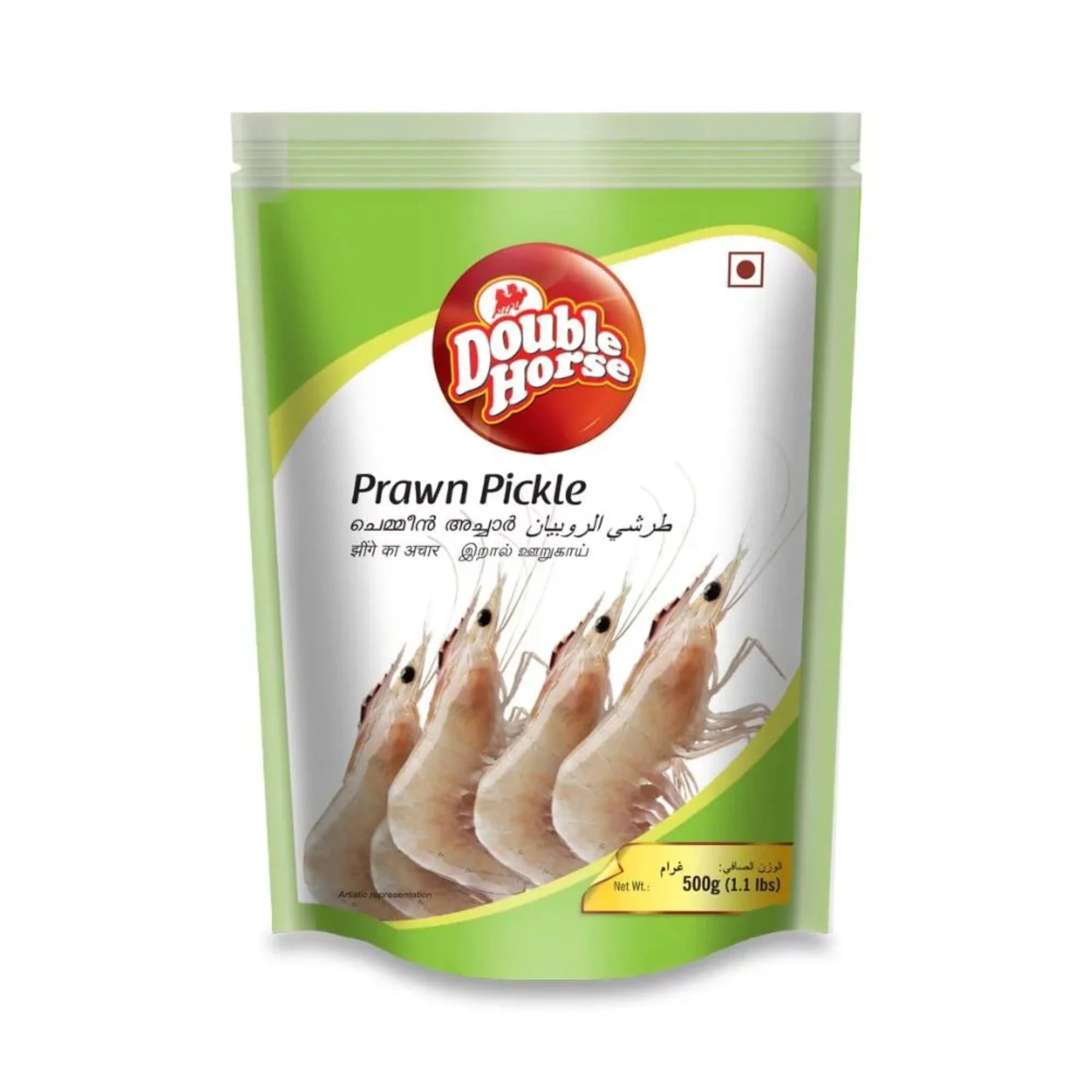 Double Horse Prawn Pickle 200g, 500 gm(ചെമ്മീന് അചാർ)
