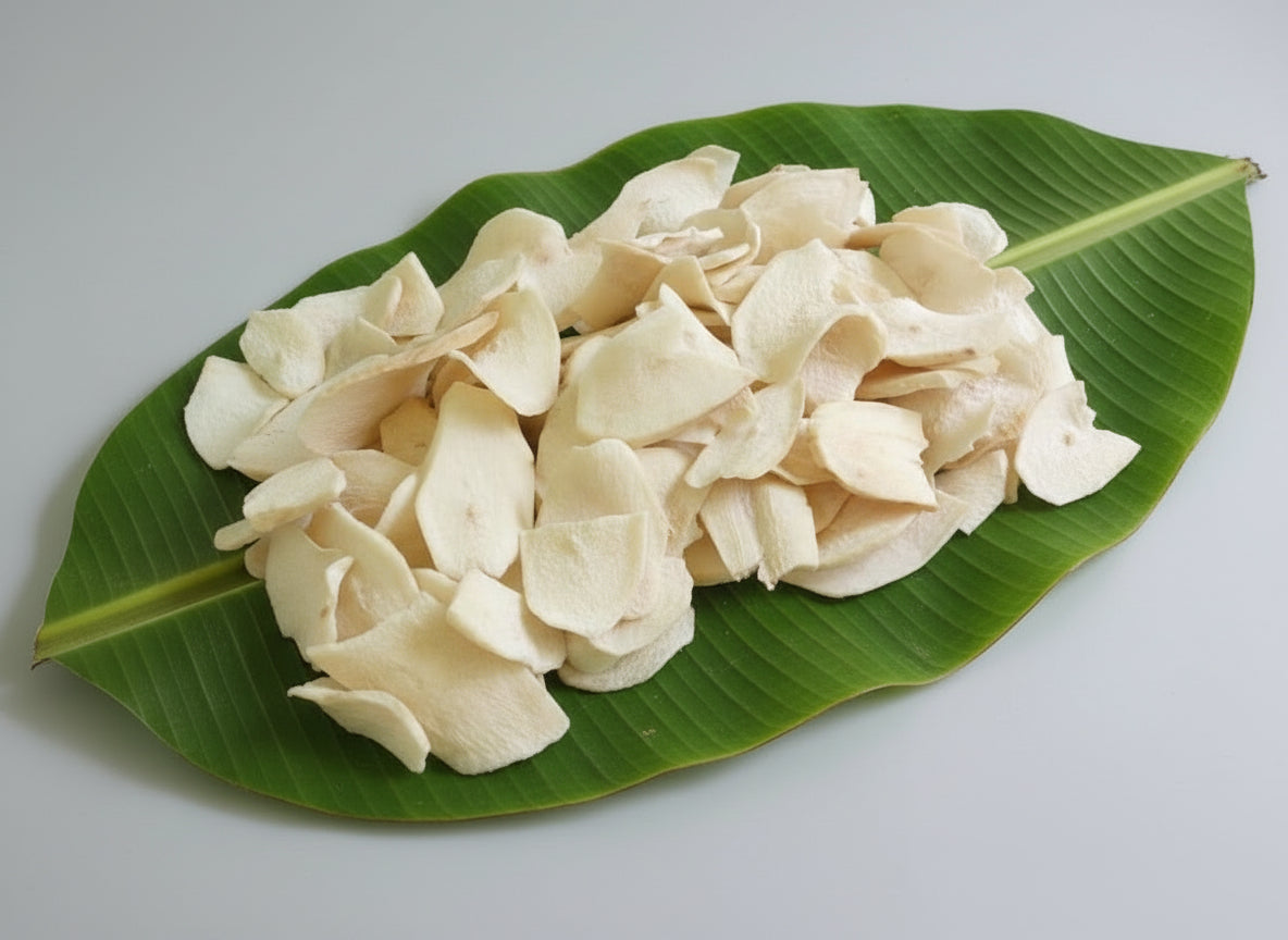 Dry kappa (sun dried Tapioca chunks)(ഉണക്ക കപ്പ )