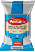 Ponkathir Samba Broken Wheat packaging on a white background