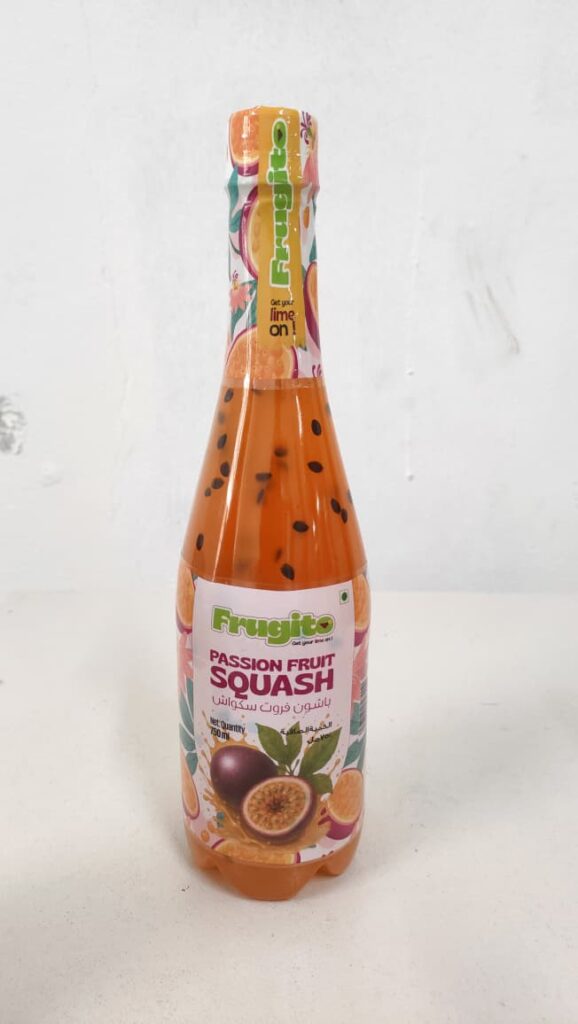 Frugito Passion Fruit Squash 750 ml (പാഷൻ ഫ്രൂട്ട് സ്ക്വാഷ് )
