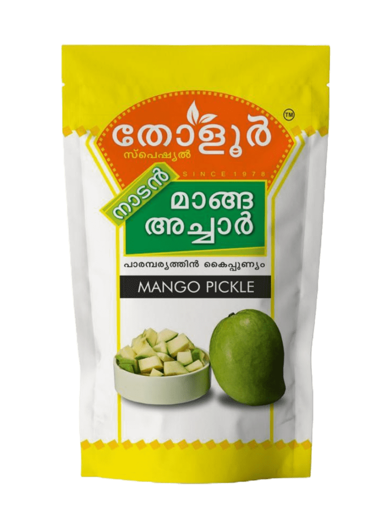 Tholur Cut Mango Pickle  Pouch(മാങ്ങാ  അച്ചാർ)
