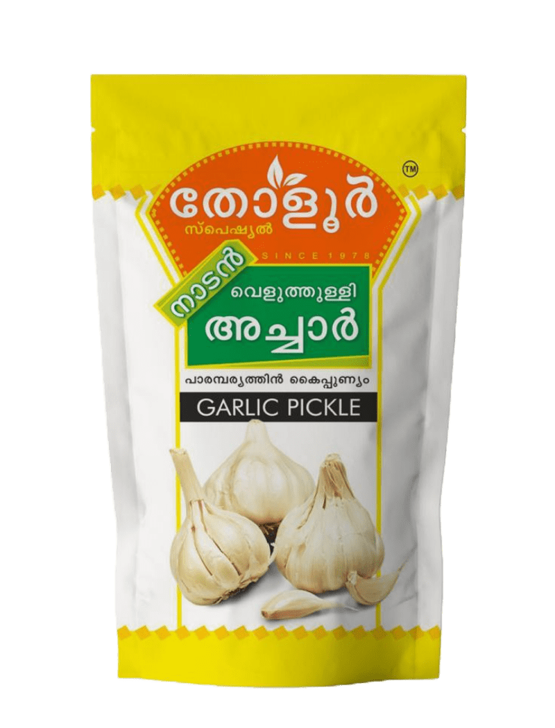 Tholur Garlic Pickle Pouch(വെളുത്തുള്ളി അച്ചാർ )