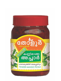 Tholur Tender Mango Pickle Jar & Pouch(കണ്ണി മാങ്ങ അച്ചാർ )