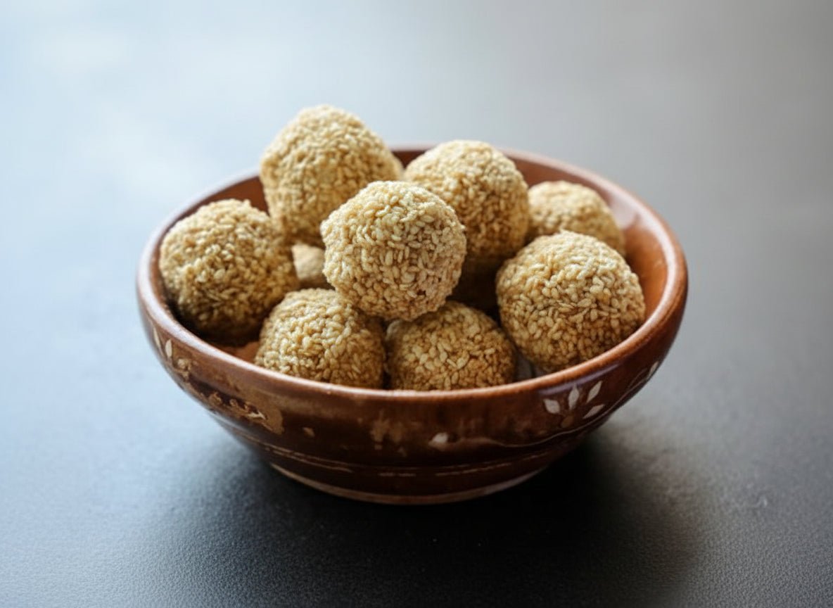 White Ellunda ( white sesame ladoo )എള്ളുണ്ട